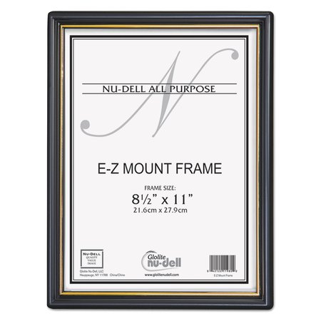 Nudell Frame, 8.5"X11", Plastic, Black 11880